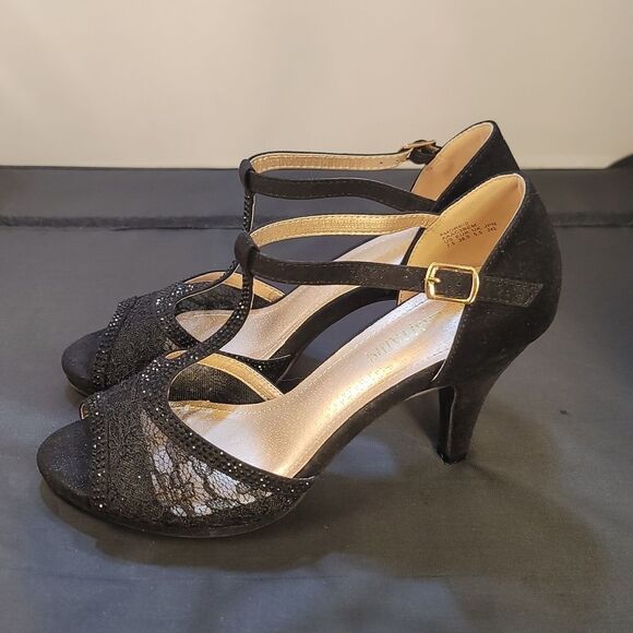 DREAM PAIRS WOMEN'S FASHION STILETTOS OPEN TOE PUMP HEEL SANDALS - Picture 9 of 16